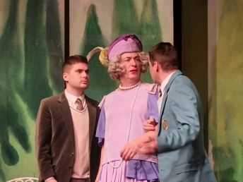 Charleyova teta, Divadlo Na Jezerce, Petr Vacek, Jan Hrušínský,  Martin Sitta, Miluše Šplechtová, Kr